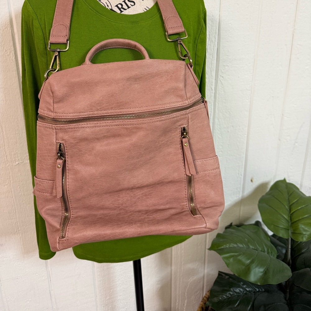 Stylish Pink Women's Backpack